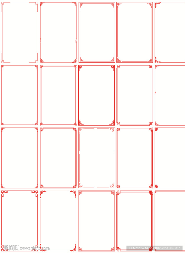 边框 中式边框 花边 花纹图片