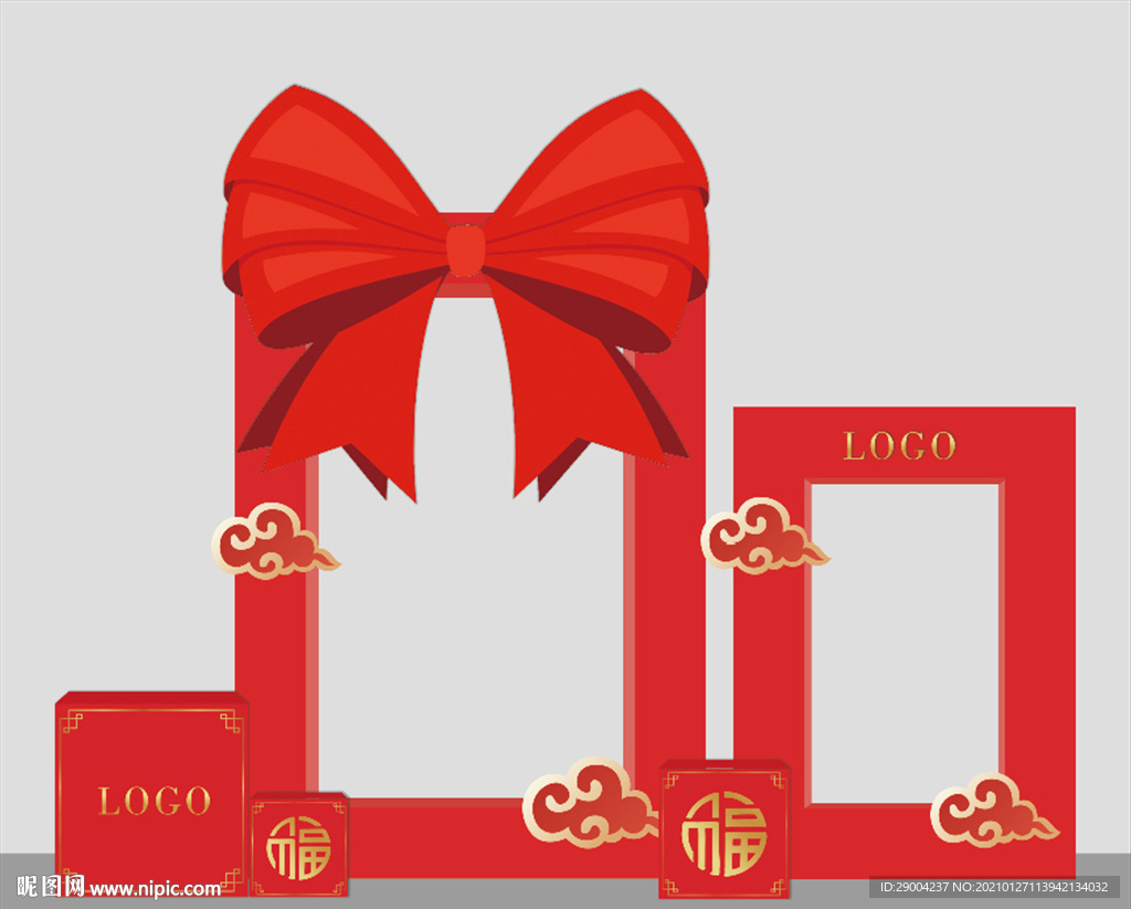 2021新春美陈包装