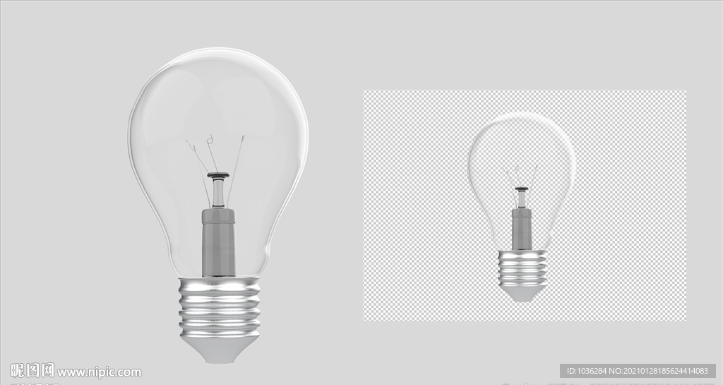 灯泡 电灯 透明底
