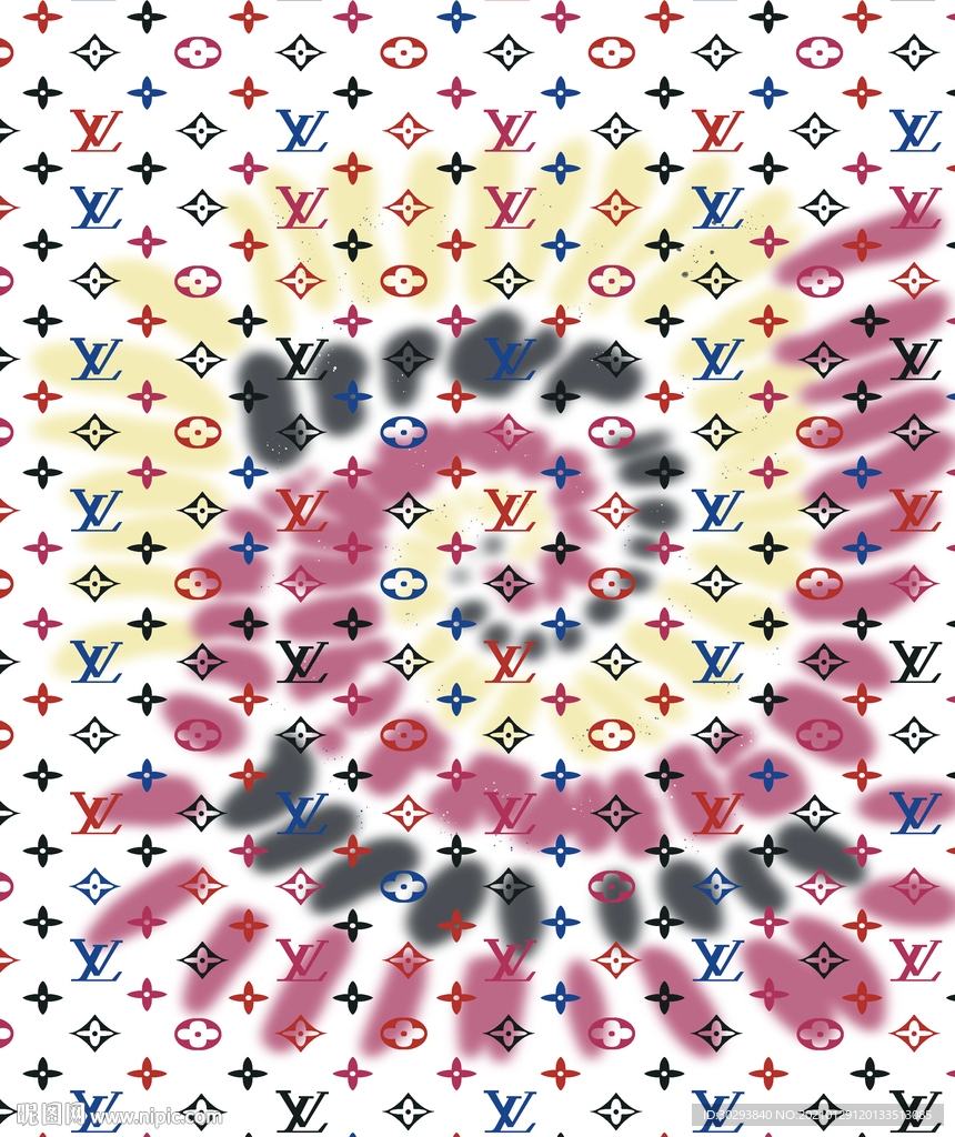 扎染 水彩 数码印花 女装印花