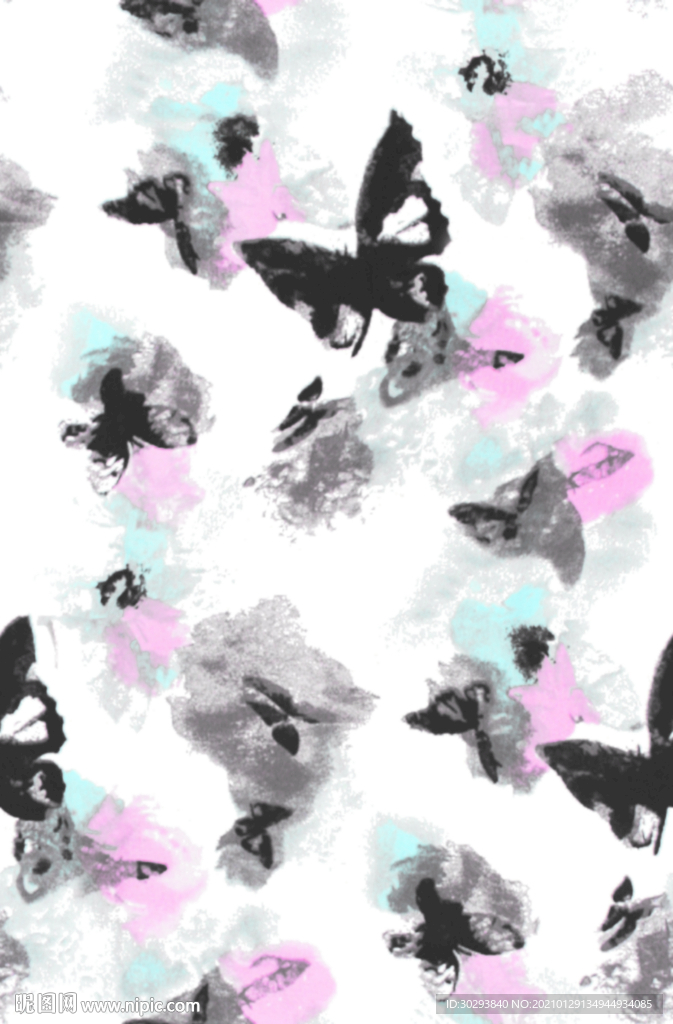 扎染 水彩 数码印花 女装印花