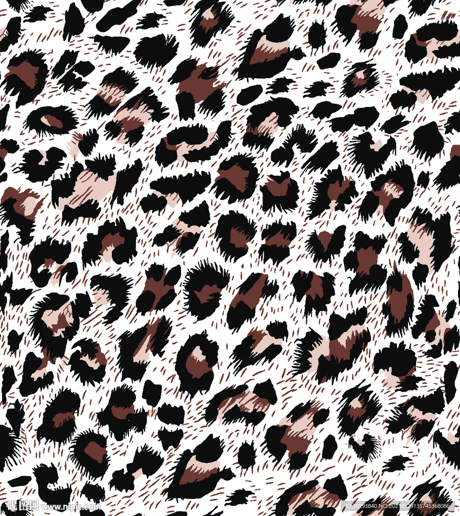 豹纹 小豹纹 数码印花