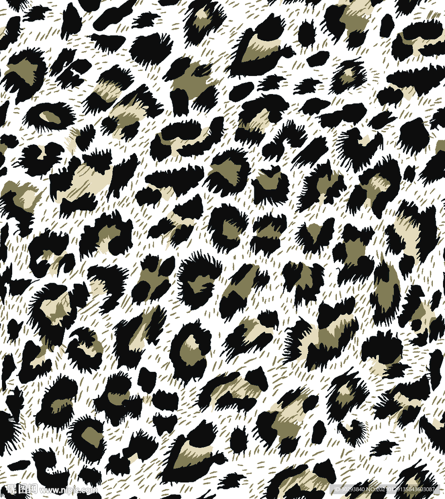 豹纹 小豹纹 数码印花