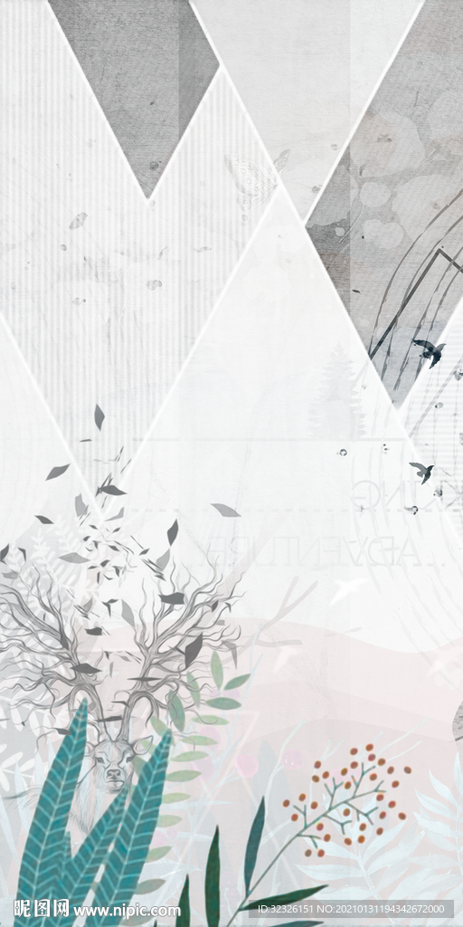 大气最新玄关画 TIF分层