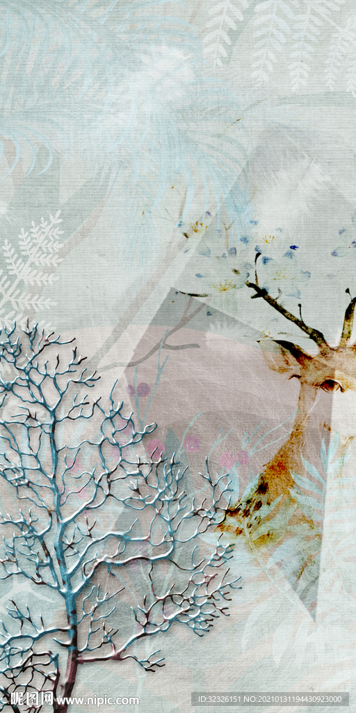 欧式最新玄关画 TIF分层