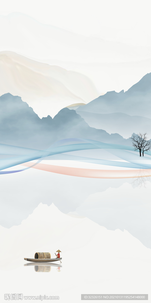 意境 高档玄关画 TIF分层