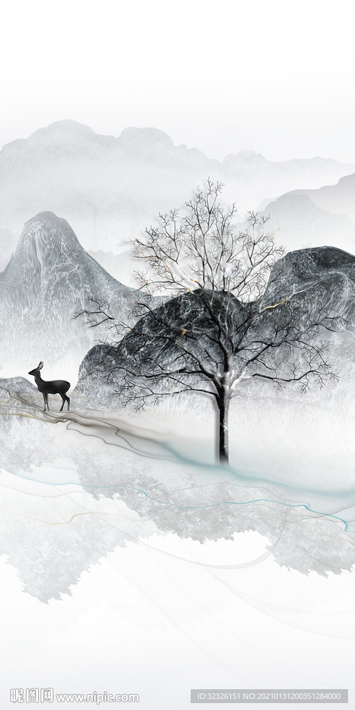 高清 玄关新款画 TIF分层