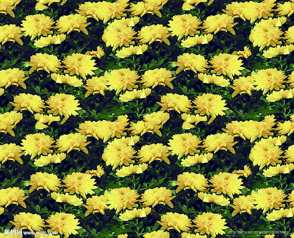 菊花 蝴蝶 方巾 腰果 几何