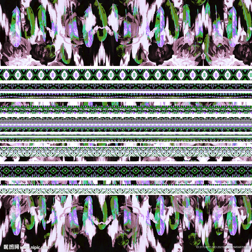 大牌 蝴蝶 方巾 腰果 几何