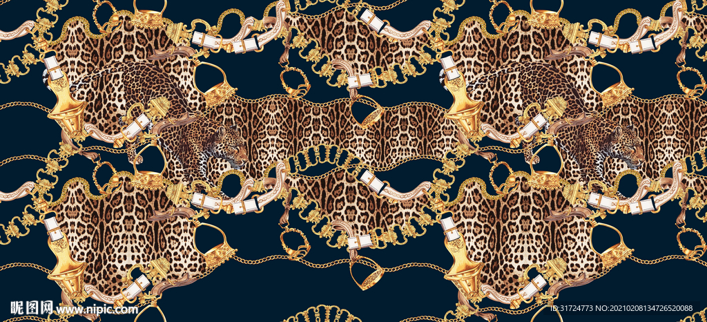 大牌 链条 花朵 方巾