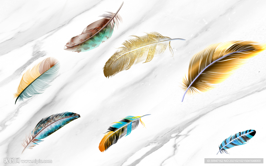 爵士白欧式大气新画 TIF分层