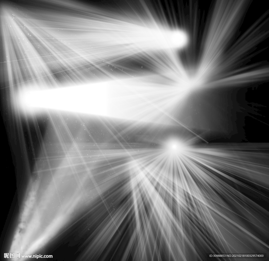 放射的光线素材