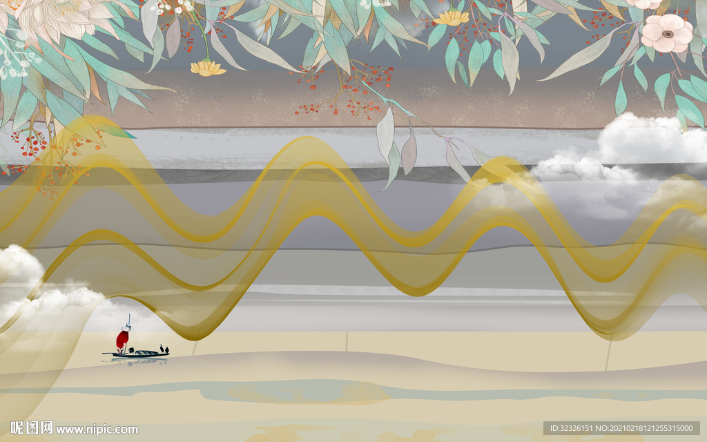 欧式 现代装饰画 TIF分层