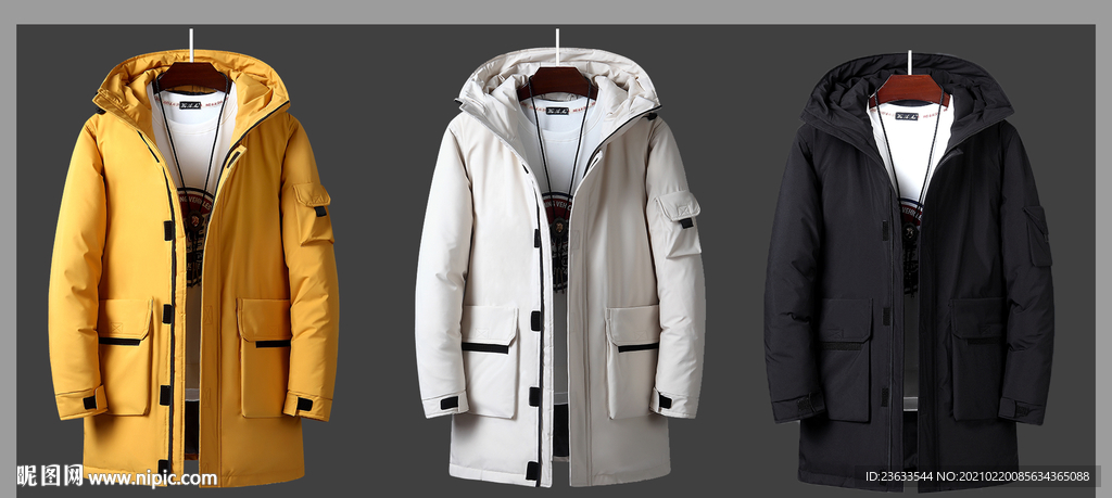 羽绒服样机图片