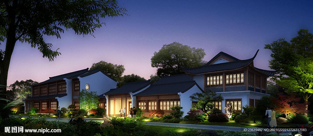 中式古建效果图