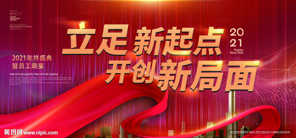 新起点 企业展板