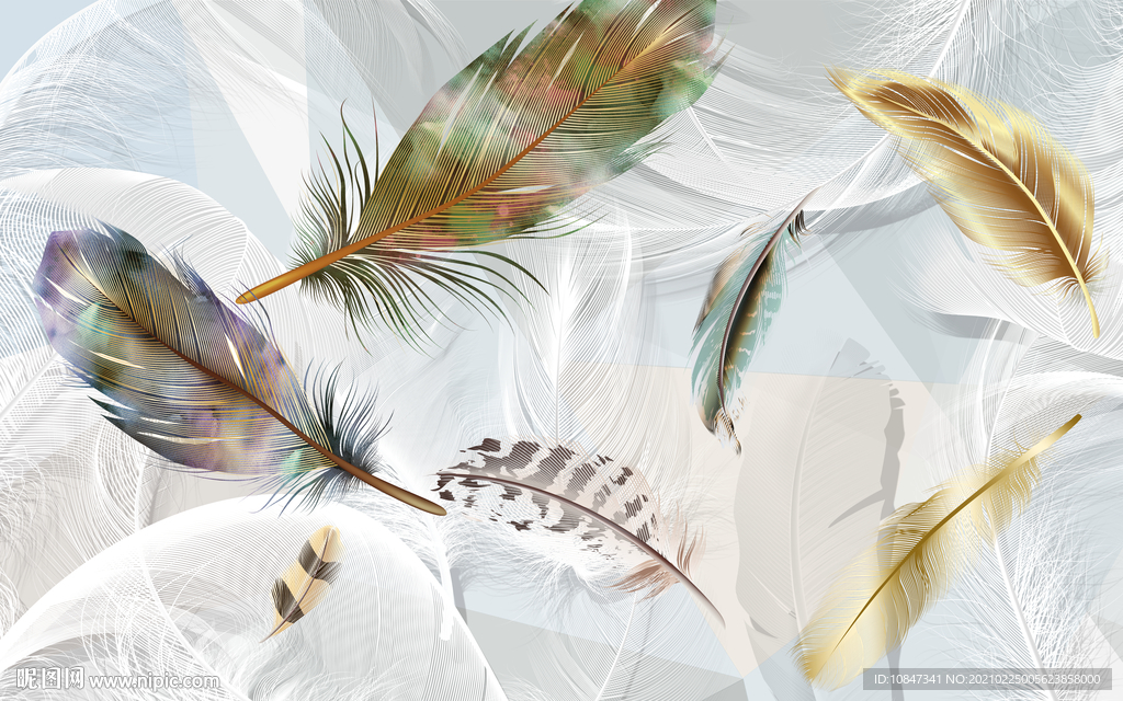 高清爆款装饰新画 TIF分层