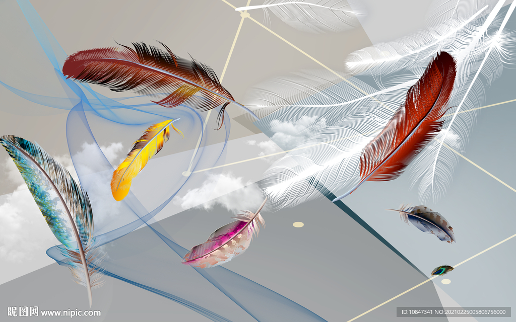 现代 高档装饰新画 TIF分层