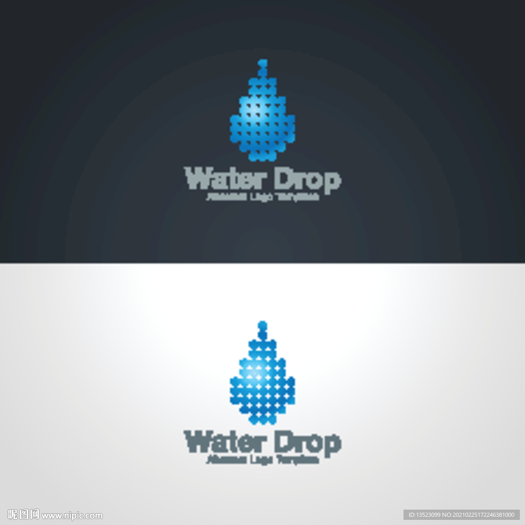 水滴logo 卫浴图标