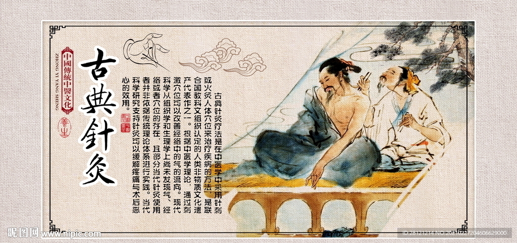 古典针灸文化海报