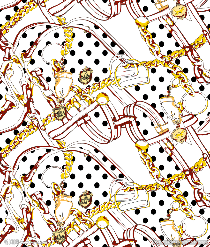 链条 方巾 大牌 男装 女装