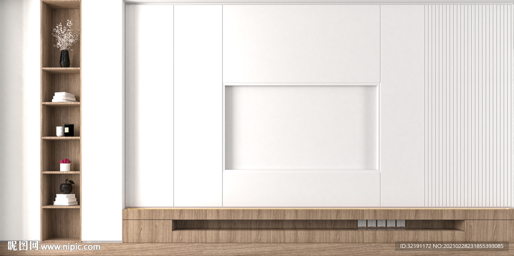 现代客厅沙发电视背景墙3D墙纸