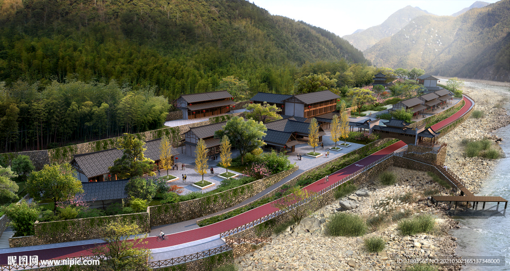 景观效果图河滩效果图沙滩效果图