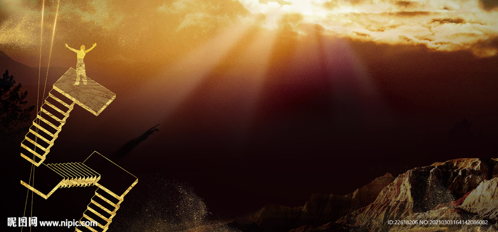 时尚大气黑金企业宣传文化背景