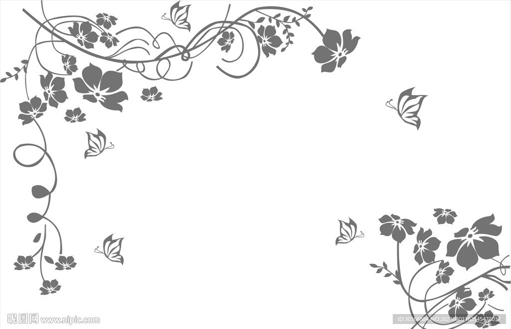 硅藻泥矢量花纹