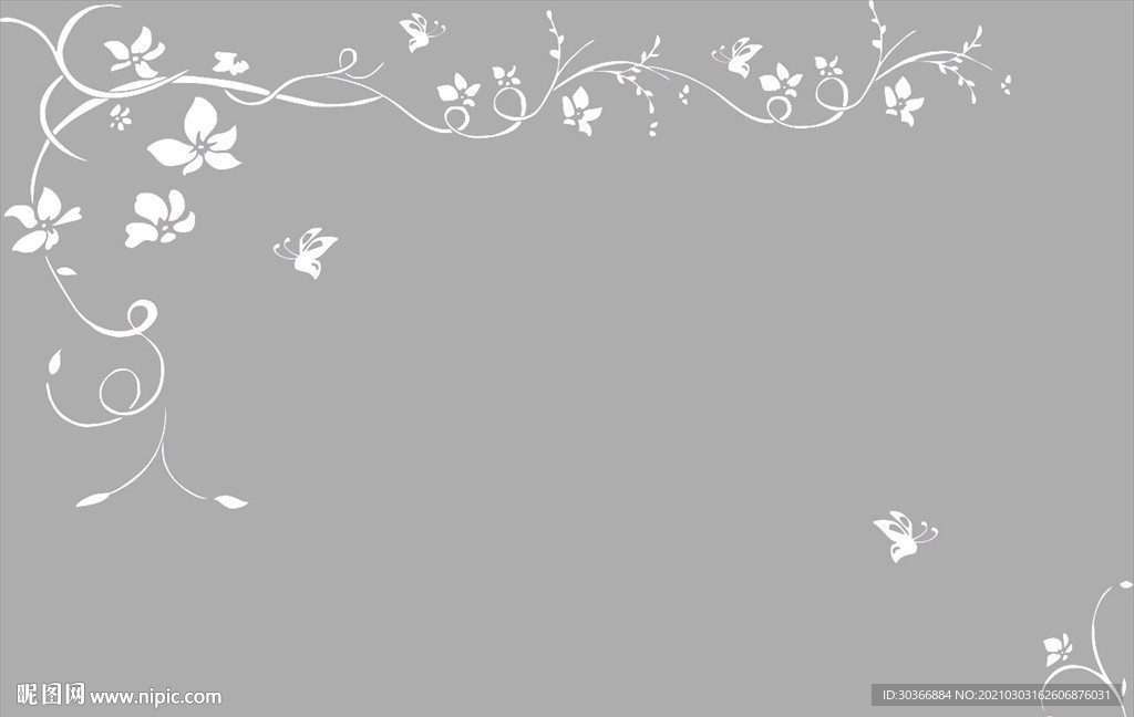 古典花纹硅藻泥背景墙