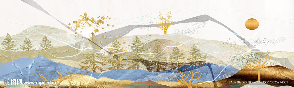 最新新装饰床头画 TIF分层