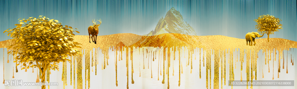 大气新装饰床头画 TIF分层