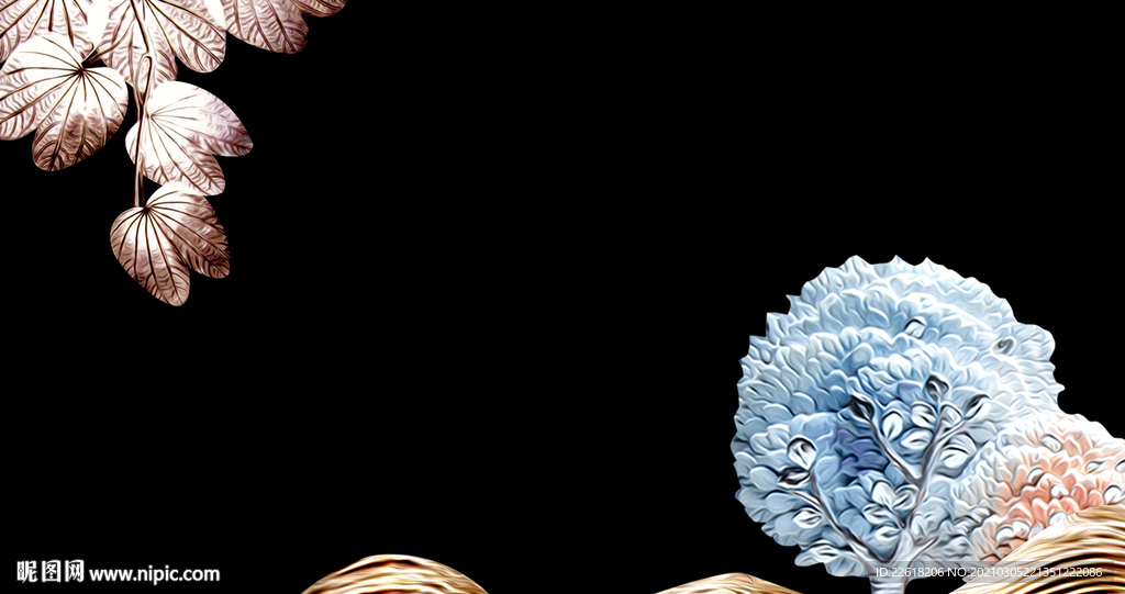 中式地产古风背景