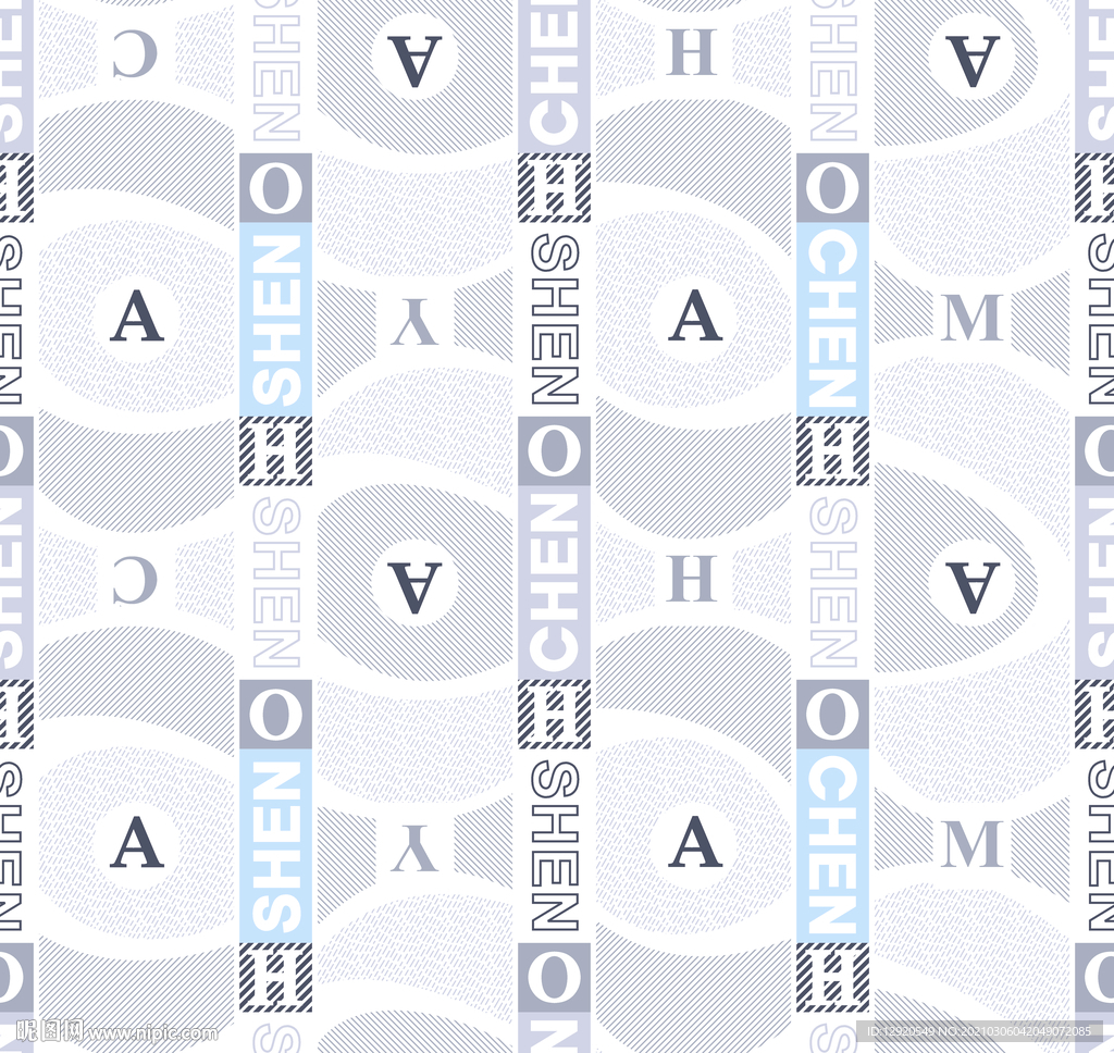 大牌字母几何报纸花