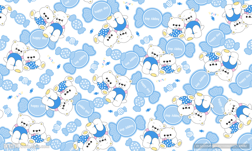 大牌可爱卡通动漫熊仔糖纸组合