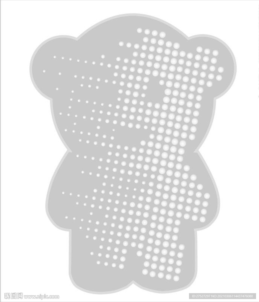 阿玛尼小熊图案