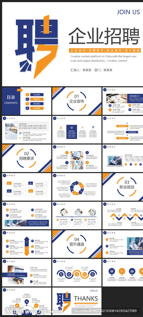 商务会议汇报项目介绍PPT