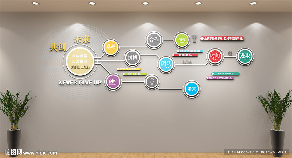 创客中心文化墙