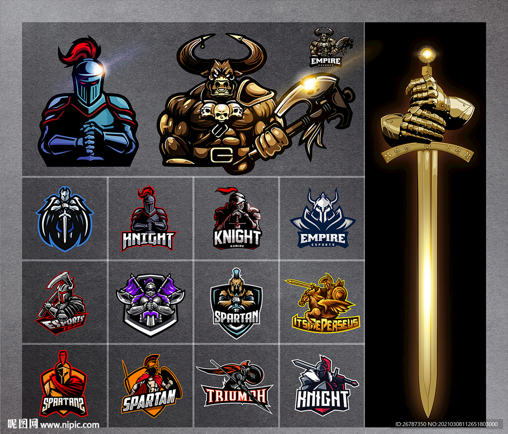 矢量魔兽勇士游戏图标系列