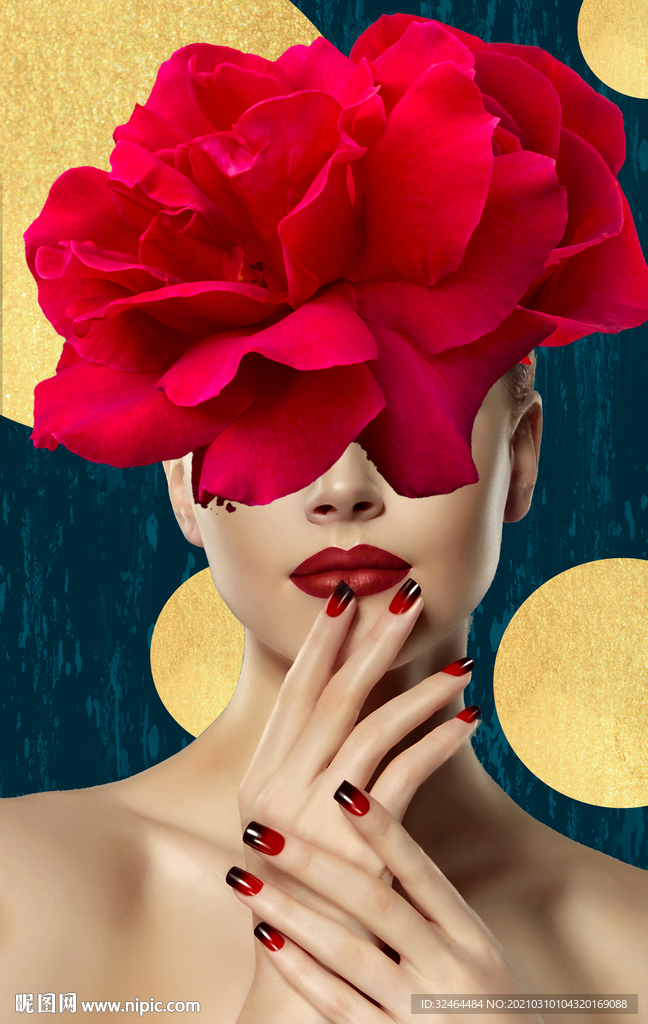 美女艺术人物装饰画