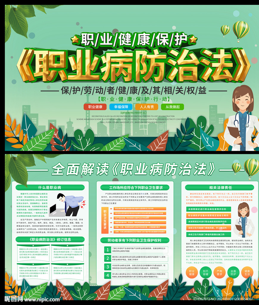 职业病防治法 宣传栏