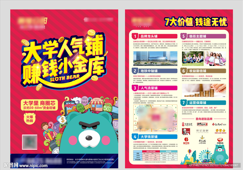 商铺单张 商业海报图片