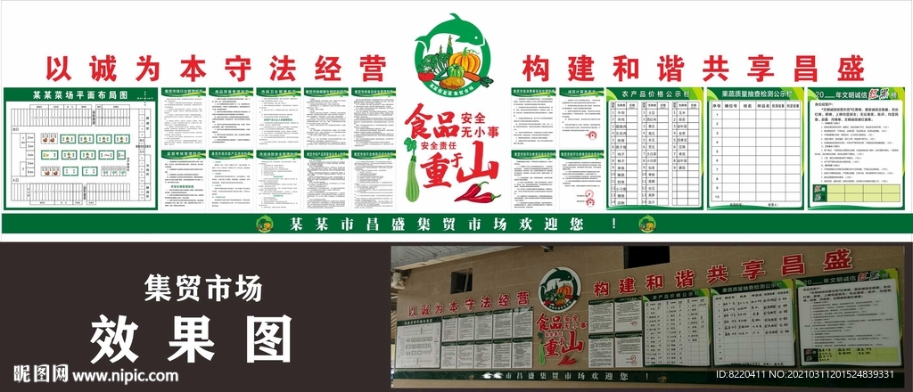 菜场集贸市场农贸文明城市管理制