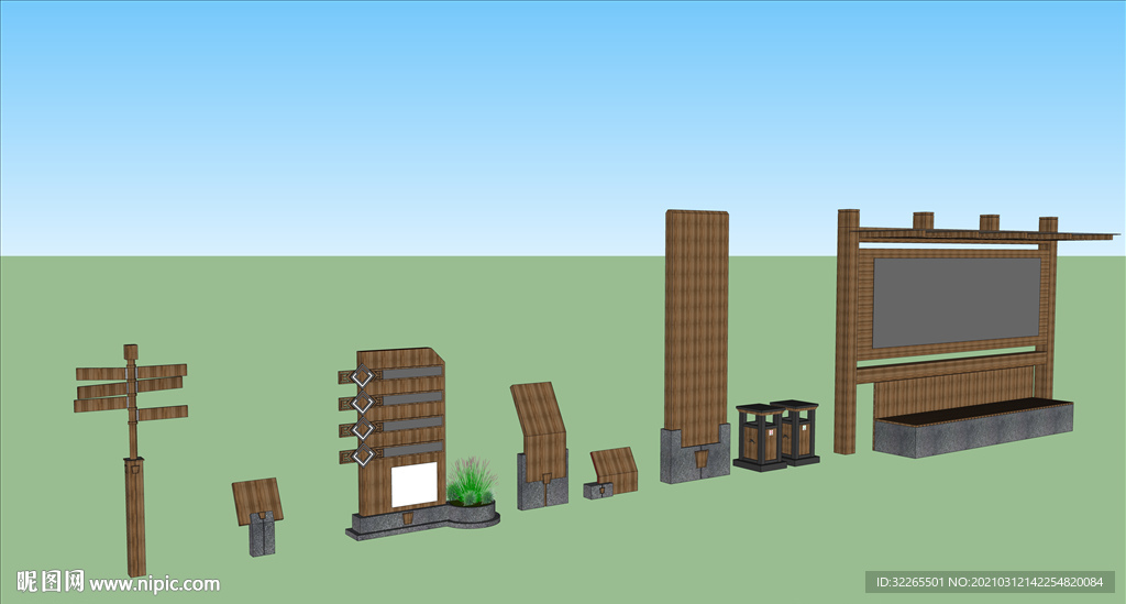 驿站/小区/导向牌/标牌