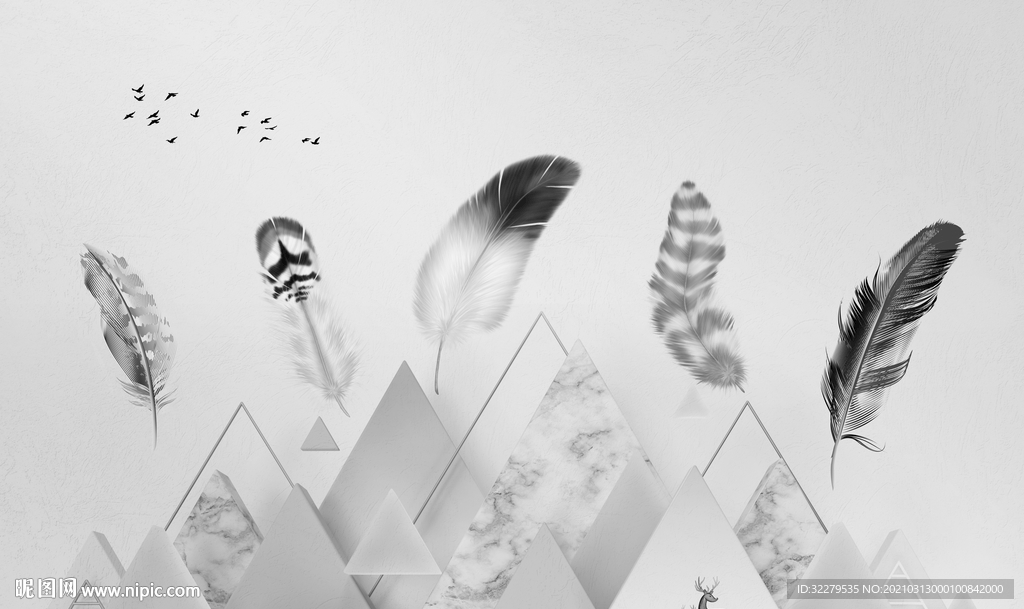 新款灰色新欧式画 文件分层