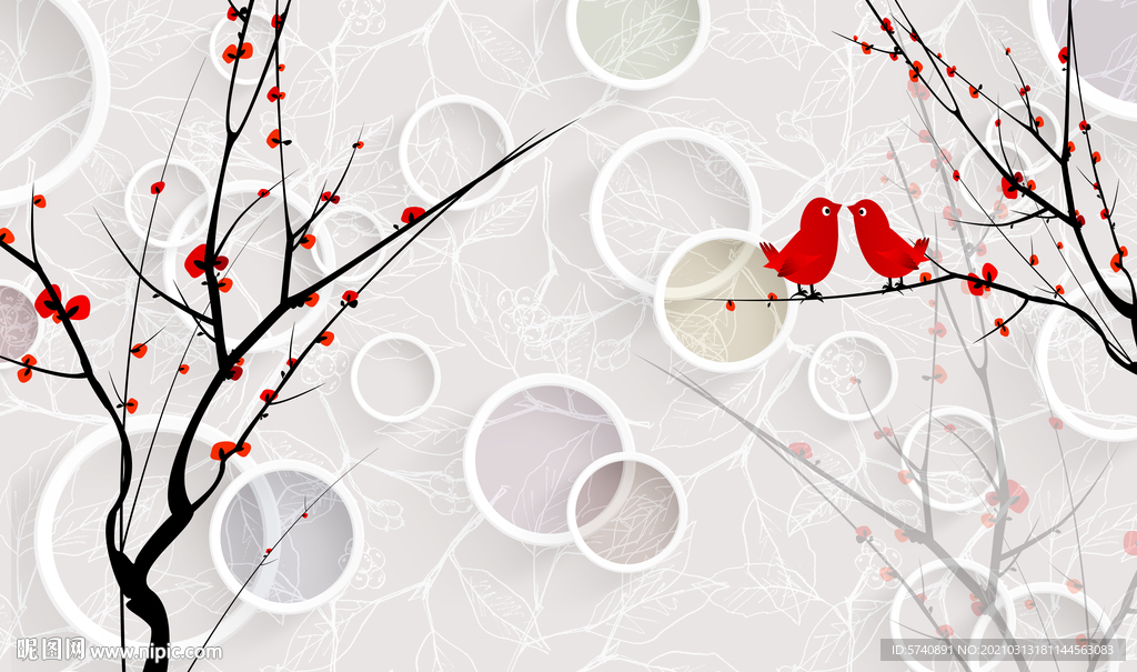 现代时尚流行电视背景墙