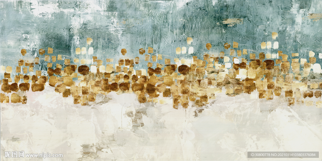 金色抽象装饰画