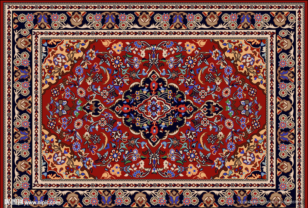 地毯 民族风