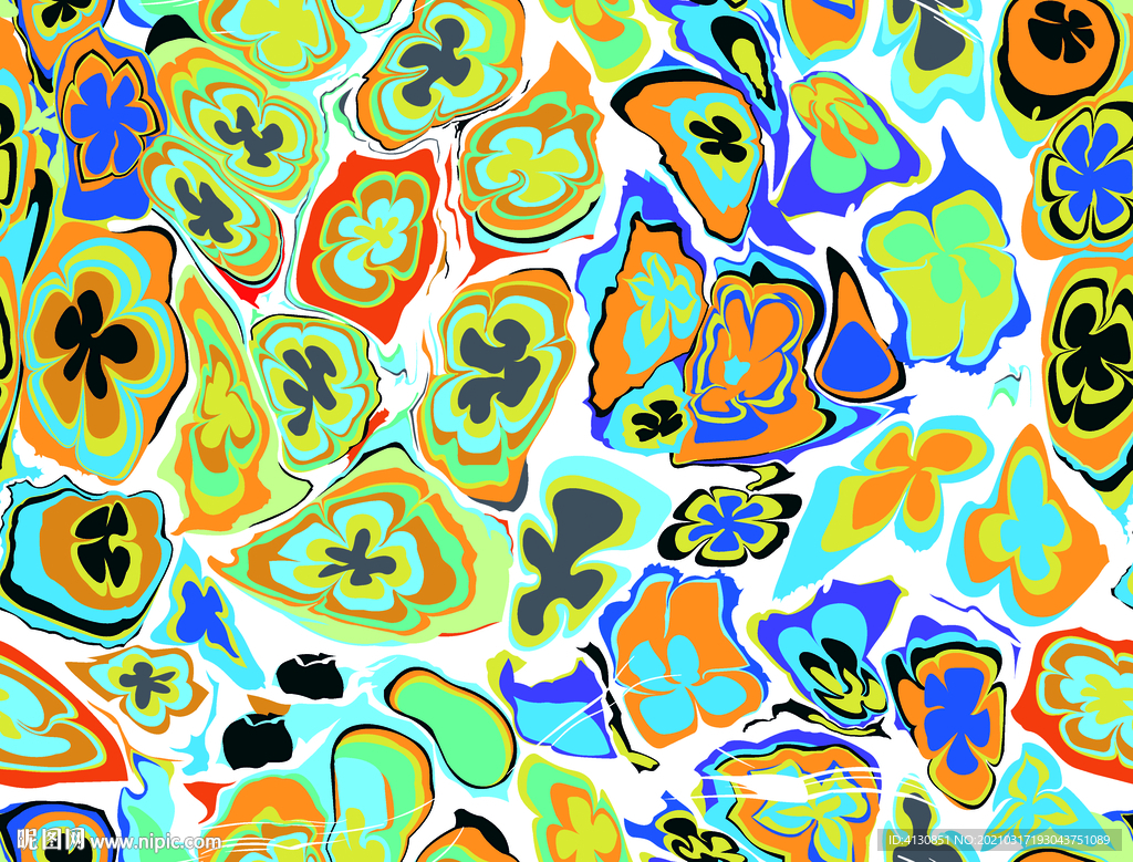 大牌 数码印花 面料设计 字母