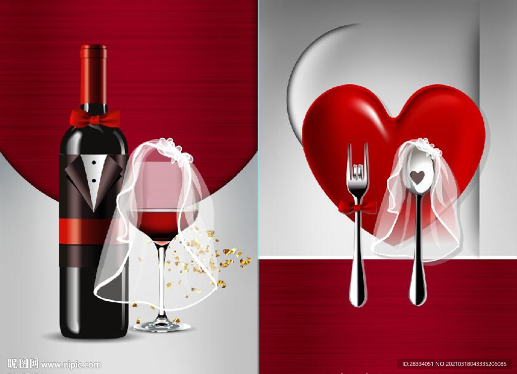 现代晶瓷酒杯餐具餐饮餐厅装饰画